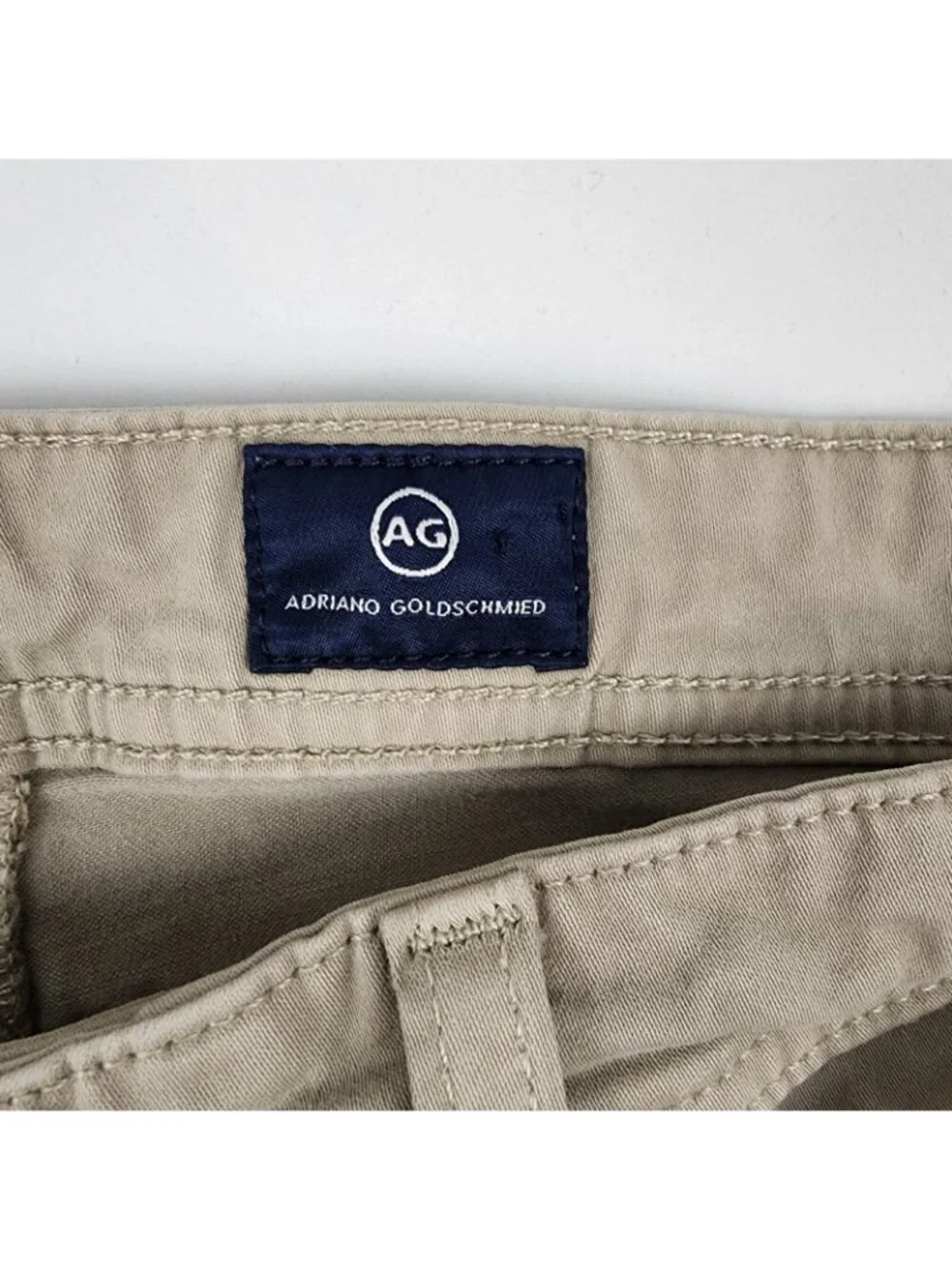 AG Adriano Goldschmied Men The Graduate Tailored Leg Pant Tan Size 32x32